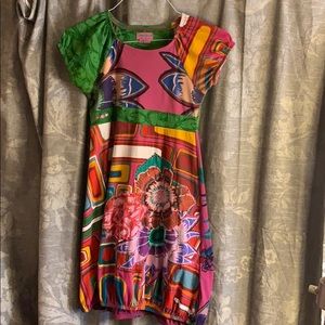 Desigual boho dress 100% cotton.